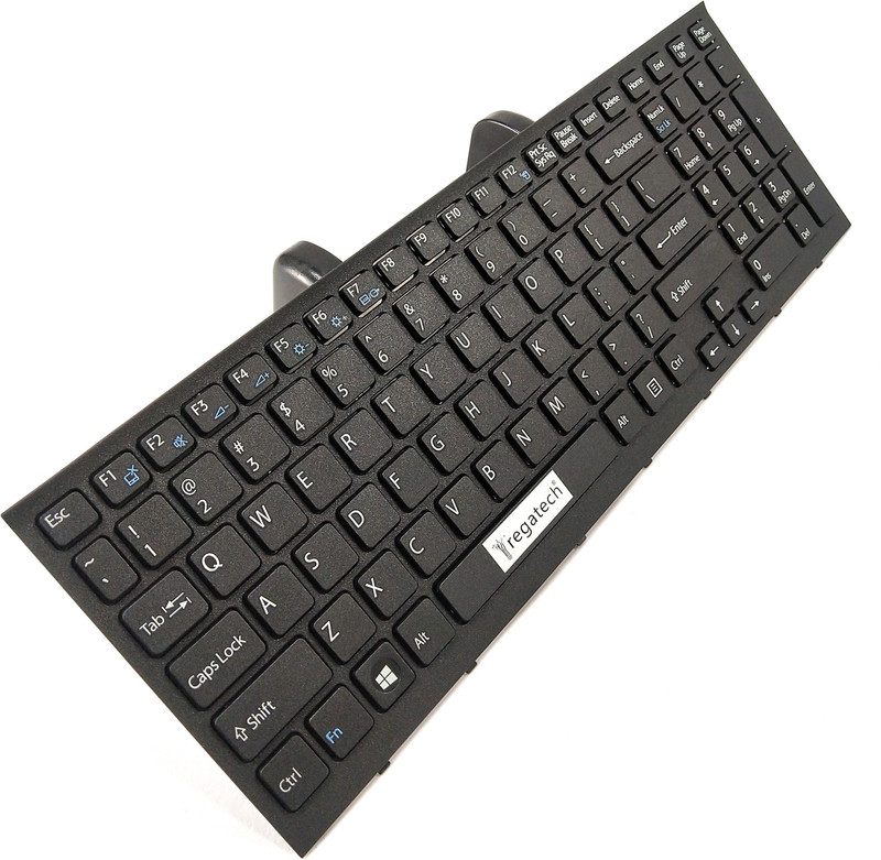Regatech VPCEH2IFX, VPCEH2IFXB, VPCEH2IFXW Internal Laptop-size Laptop Keyboard Compatible with Desktop, Laptop, Mac(Black)