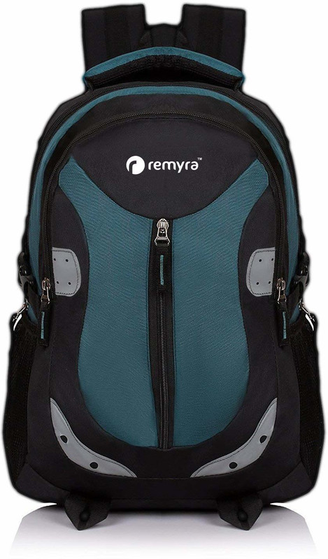 remyra Multi Purpose 30L Laptop Casual Trendy Backpack for Men Women Office work Travel (Black and Air force Blue) Waterproof Backpack(Dark Blue, Black, 30 L)