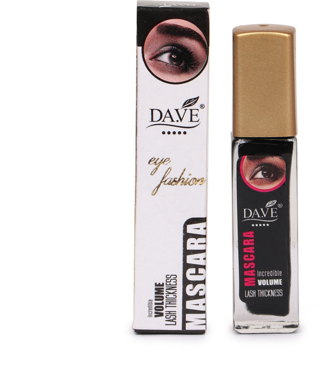 dave Fashion Mascara Waterproof, (Black) 4 g(Black)