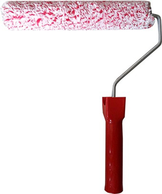 kubimart Plush Sleeve Cover Wall Paint Painting Brush Roller (Red, 9 Inch Length) Paint Roller(Pack of 1)