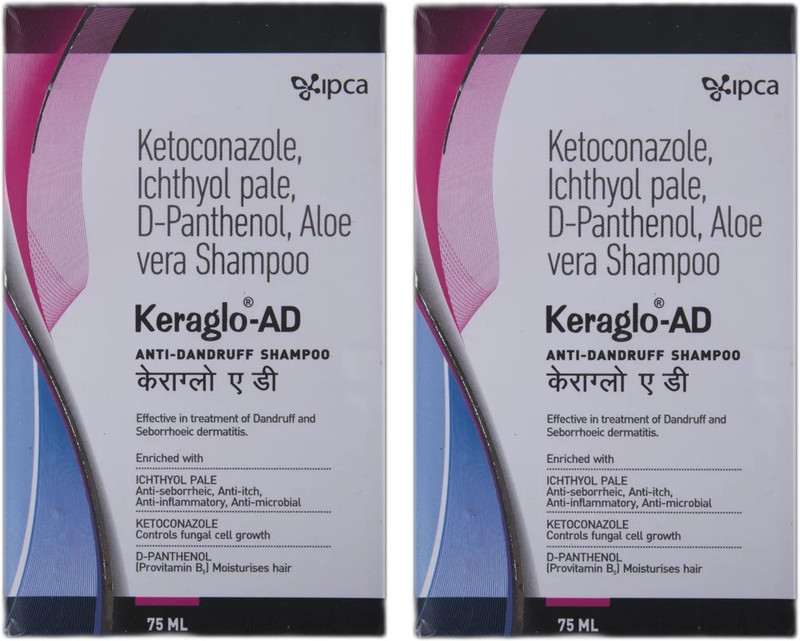 IPCA Keraglo AD (Pack of 2*75ML)(150 ml)