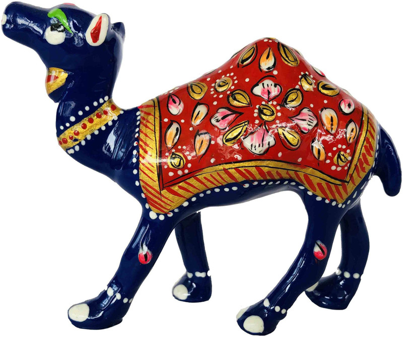 antiques nirmala METAL PLAIN CAMEL ITEM Decorative Showpiece  -  7 cm(Metal, Multicolor)