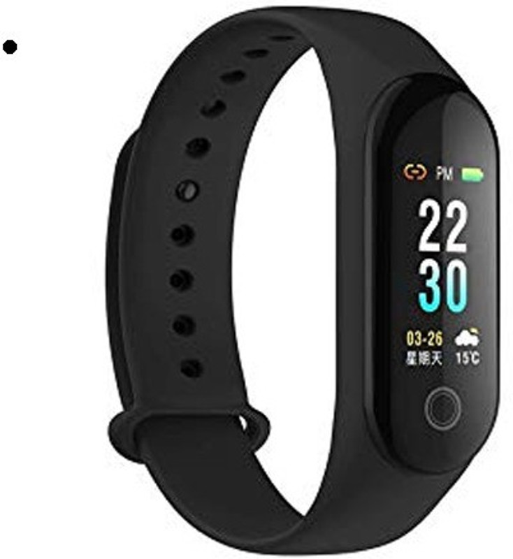 shakya accessories Smart Band Fitness Tracker Watch(Black Strap, Size : free Size)