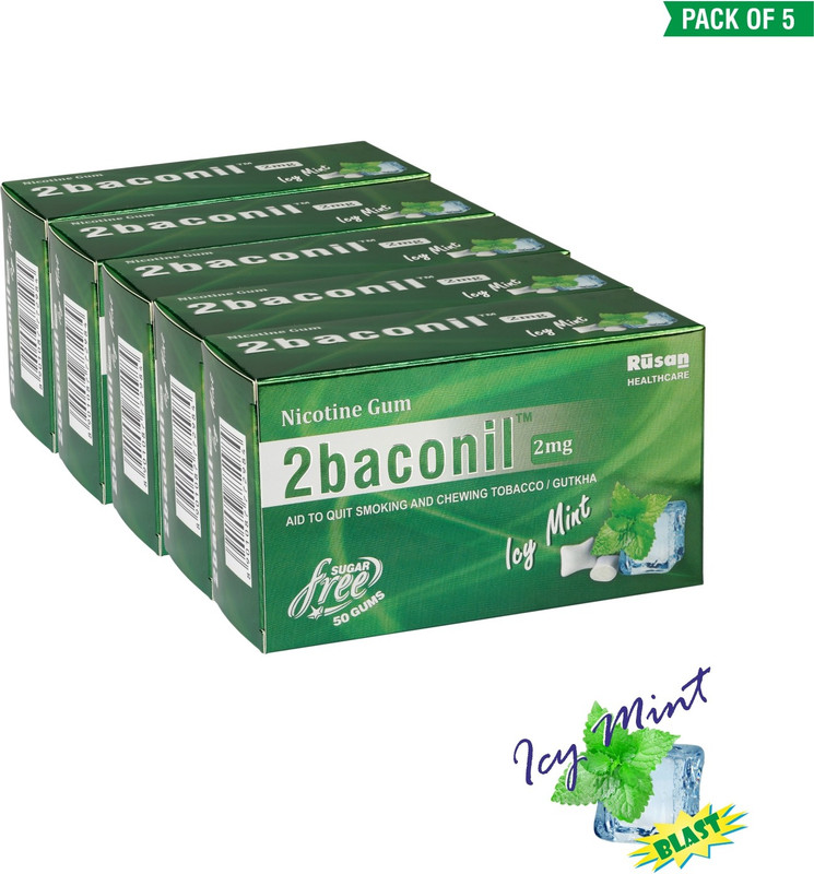 2baconil 2bcil_GUM_250GUMS 24 hour patch Smoking Patch(Pack of 250)