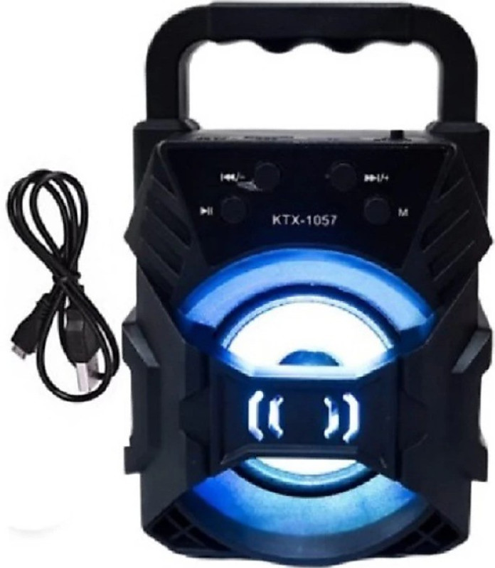techobucks Ultra loud 3D Boom Beat sound 6 W Bluetooth Speaker 6 W Bluetooth  Speaker(Black, Stereo Channel)