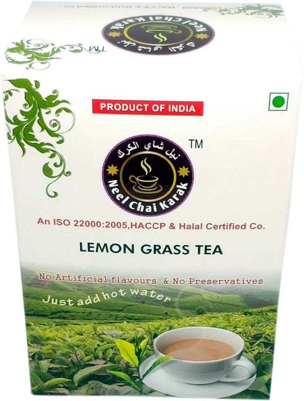 neel Instant Lemongrass Premix Tea - 10 Sachets (Pack of 2) Lemon Grass Instant Tea Box(150 g)