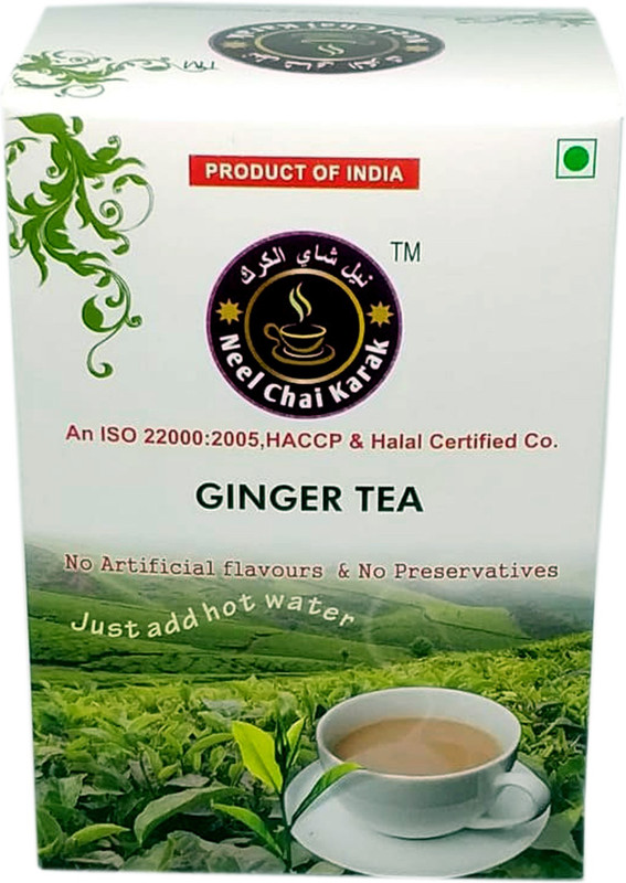 neel Instant Ginger Premix Tea - 10 Sachets (Pack of 2) Ginger Instant Tea Box(300 g)