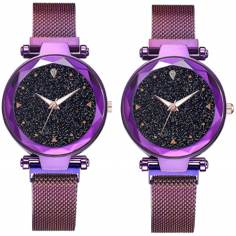 blutech High Quality Women Wrist Watch Magnetic Buckle Analog Watch  - For Girls