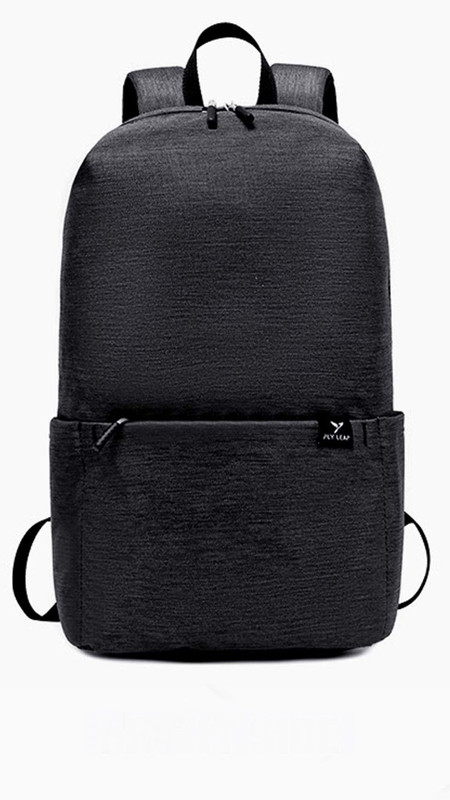 divinz Nylon Lightweight Backpack for School,Travelling, Multicolor Backpack(Black, 20 L)