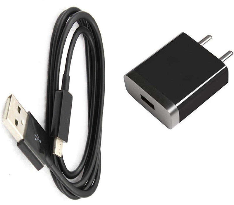 Wrapo Wall Charger Accessory Combo for OPPO A1K(Black)