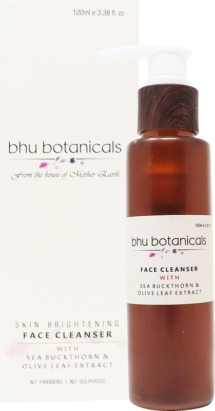 bhu botanicals skin brightening Face Cleanser, Sea Buckthorn & Olive Leaf Extract(100 ml)