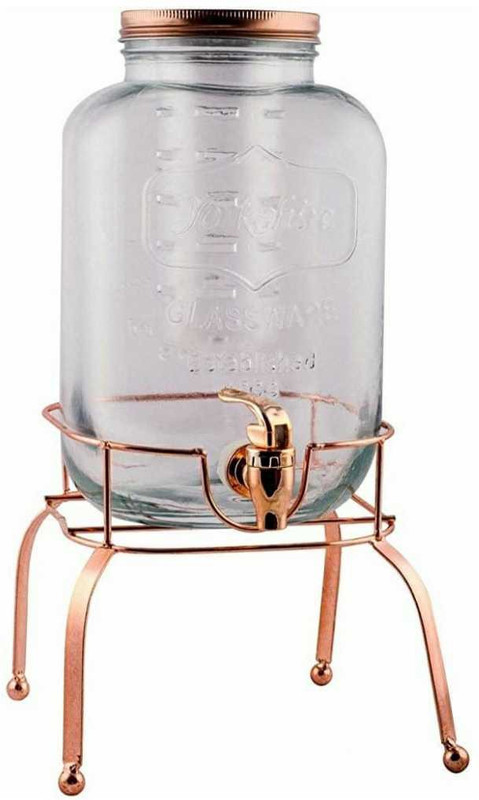 raincart Gold dispenser  - 5 L Glass Oil Container(Clear)