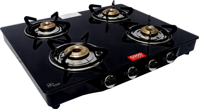 good flame 4B RUNNER MS WITH CAST IRON BURNER Iron Manual Gas Stove(4 Burners)