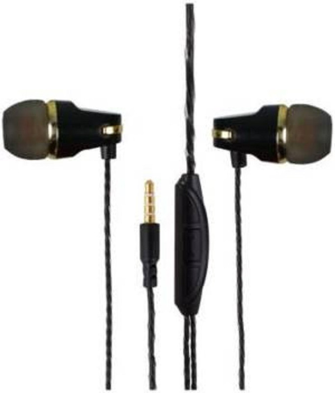 rathore 879 enterprises DJ-07 Wired Headset with Mic(Black, In the Ear)