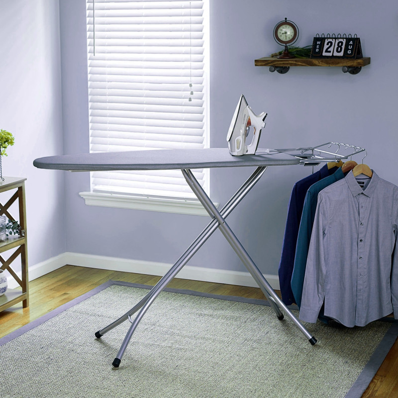 keekos Large Size Premium Ironing Board Foldable Ironing Board with Iron Stand Ironing Board