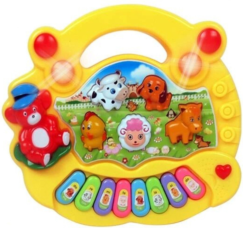 appigo Mini Piano Keyboard for Kids with Animal Sound Toys(Multicolor)