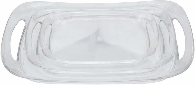 serving tray with handles
