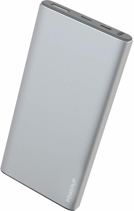 powerup stay charged 5000 mAh Power Bank (PUP-MPB5K-GMT, Quick C)(Silver, Lithium Polymer)