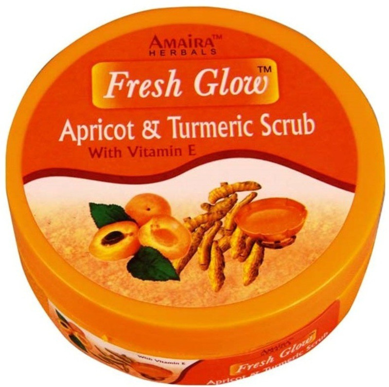 amaira herbals Apricot & Turmeric  Scrub(200 g)