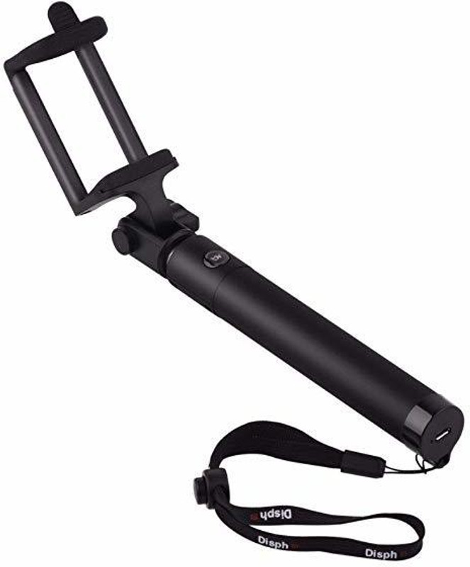 nory Cable Selfie Stick(Black, Remote Included)