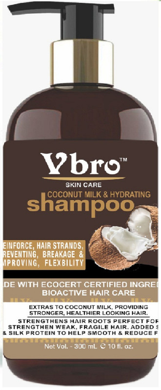 vbro skin care skin care Coconut Milk & hydrating shampoo 300ml(300 ml)