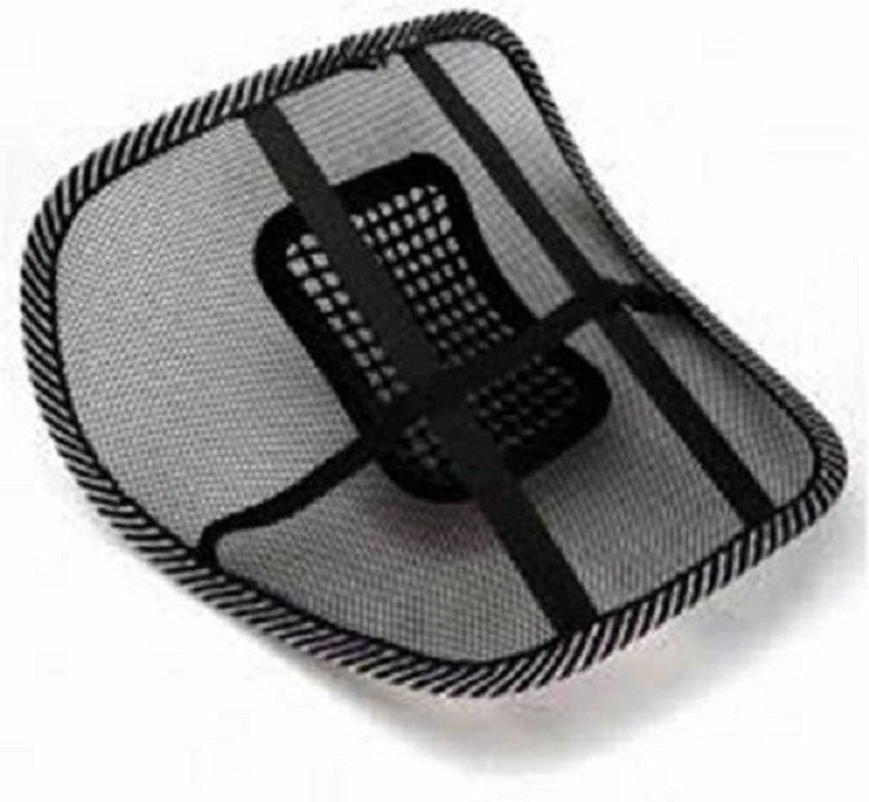flytech Car Seat Chair Massage Back Lumbar Support Hip Support(Black)