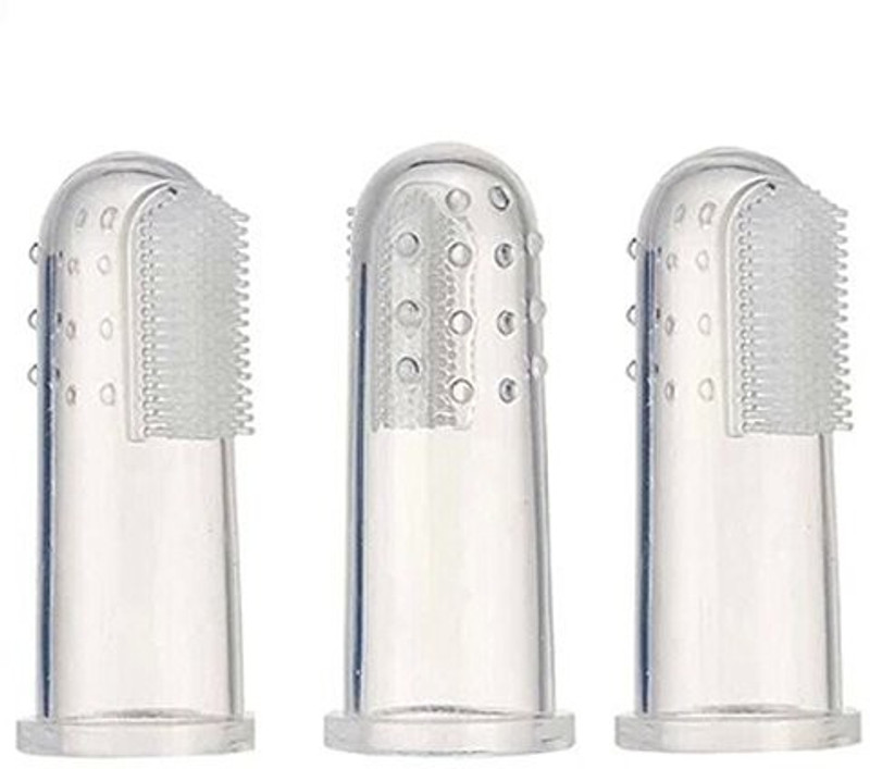Daily Fest Silicone Infant Finger Soft Toothbrush(Pack of 3)