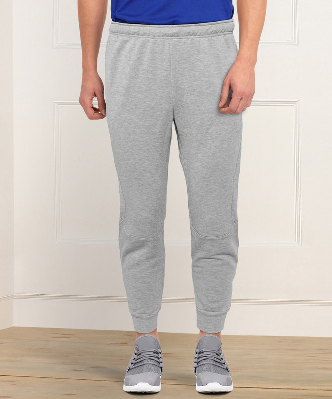 Nike solid men's hotsell grey track pants