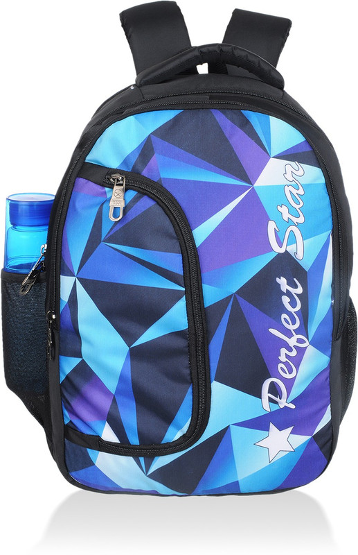 perfect star b1 laptop bag royal blue end black right side pocket 28 L Laptop Backpack(Blue)