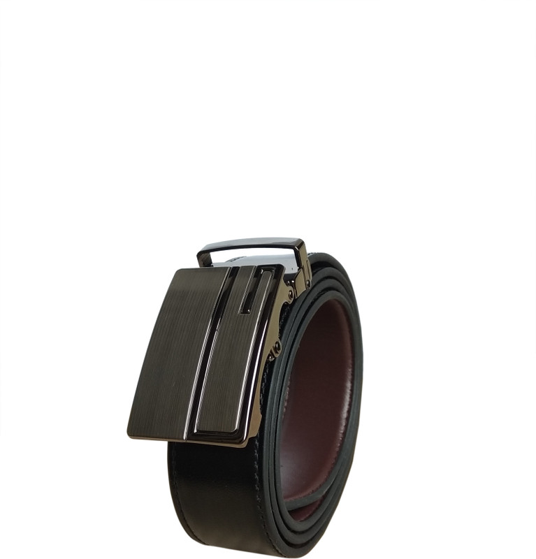 skg Men Black Genuine Leather Belt