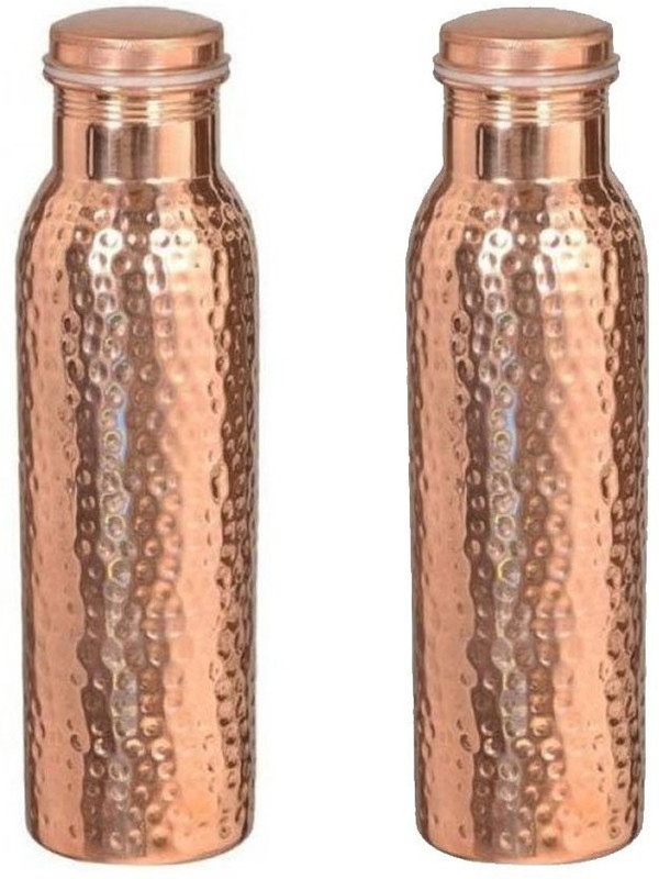 utensils junction UTENSIL_JUNCTION_06 1000 ml Bottle(Pack of 2, Copper)