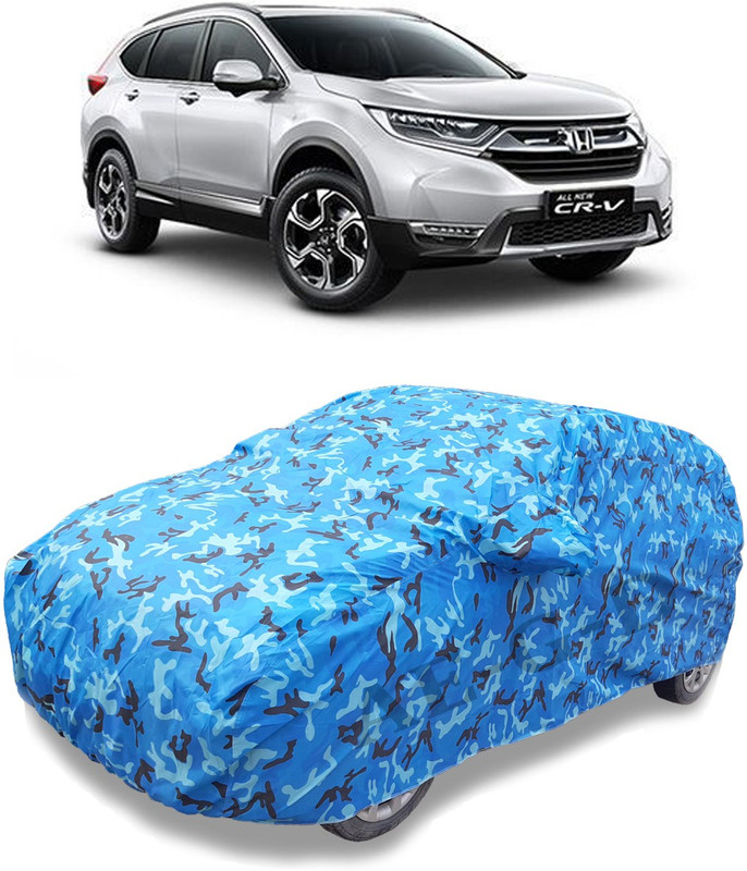 sa group Car Cover For Honda CR-V (With Mirror Pockets)(Multicolor)