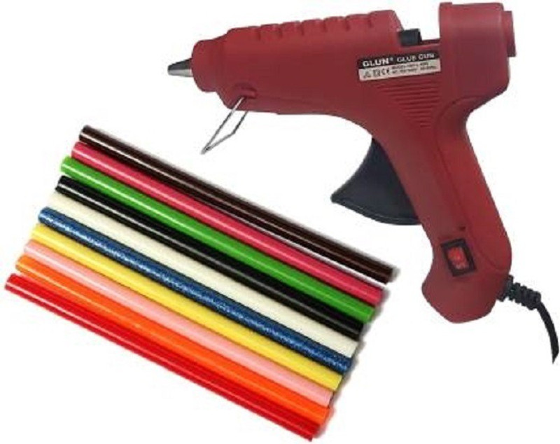 stickum stickummaroon40w 40wattfloral coloured sticks Standard Temperature Corded Glue Gun(11 mm)