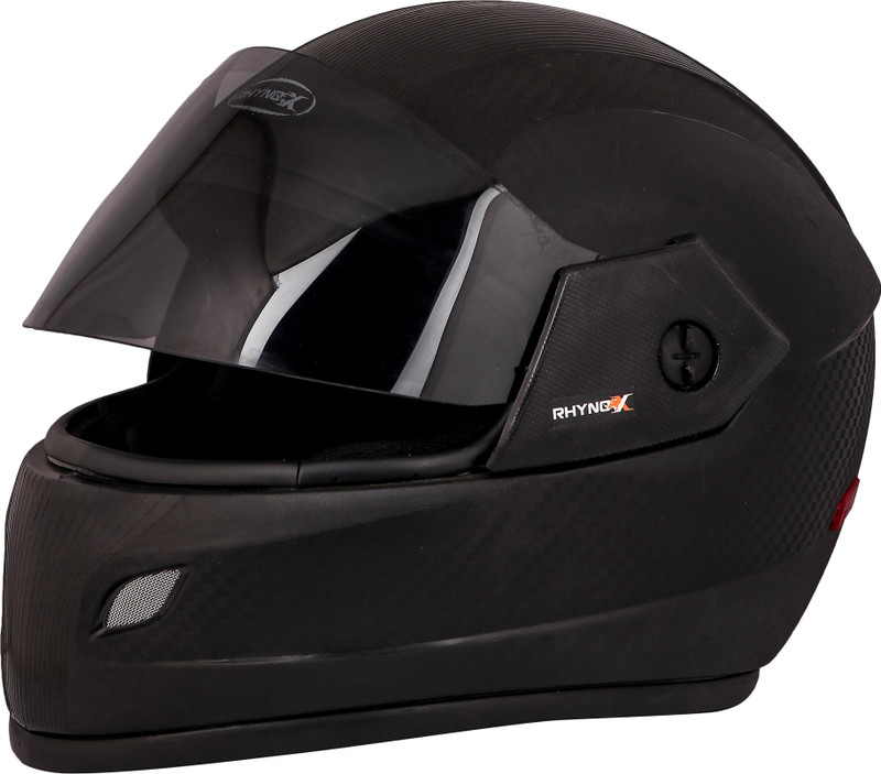 rhynox Full Face Motorcycle Helmet Motorbike Helmet(Black)