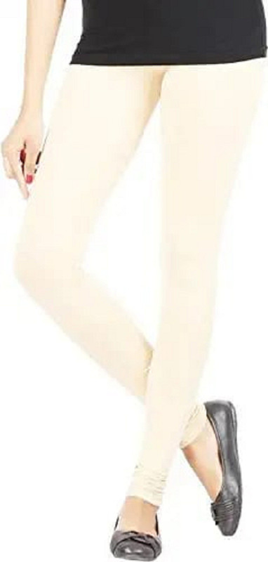 soni fab Churidar  Legging(Beige, Solid)