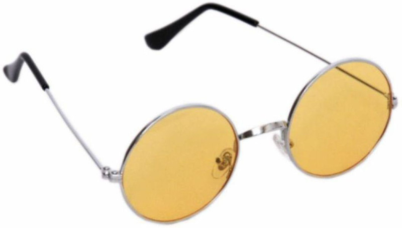 sell net retail Round Sunglasses(Yellow)
