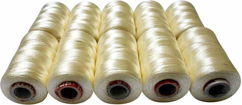 sri balaji white color Thread(180 m Pack of10)