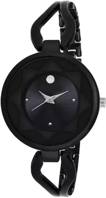 infinity trade SWAROVSKI BLACK DIAL Watch Analog Watch - For Girls Analog Watch  - For Women