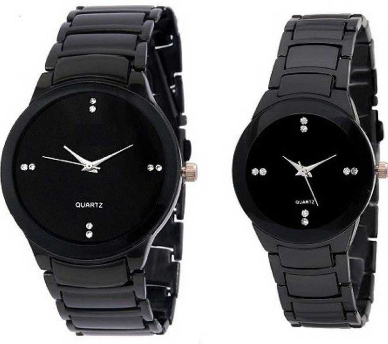 sync TURTLE Analog designer black wrist watch pack 2 Analog Watch - For Men Analog Watch  - For Men & Women