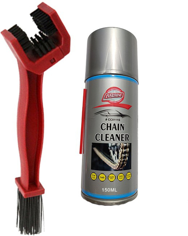 Grandbiker Chain Cleaner Brush, Chain Cleaner Spray (150 ml) Combo