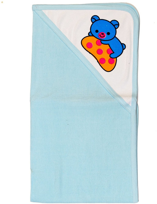 bebeezworld Cotton 2000 GSM Bath Towel(Light Blue)