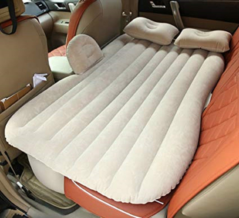 TOPHAVEN TP-10009 car bed high quality Car Inflatable Bed Two Pillows Travel Blue Comfortable 5 In 1 Air Sofa Multipurpose Matress Airbed Car Inflatable Bed(Universal)