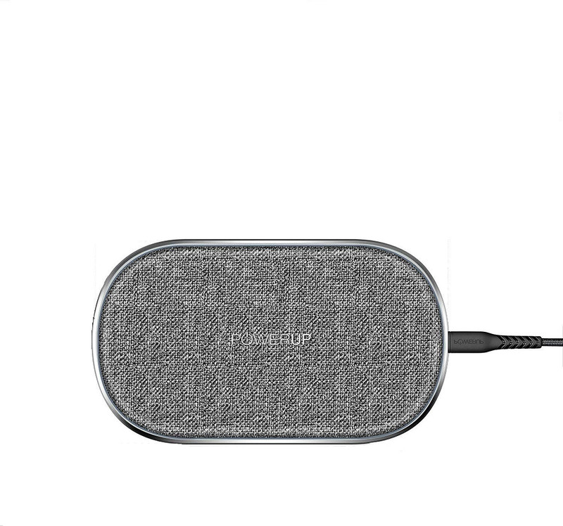 powerup stay charged High-Speed Dual Coil Wireless Charger Pad for All Qi-Enabled Devices Charging Pad