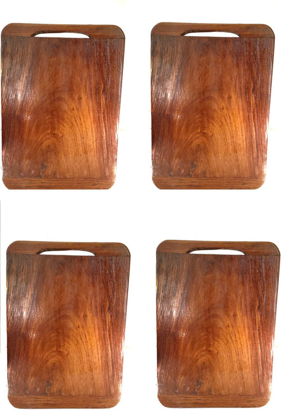 rajfurniture Vegetable Cutting Chopping Board Set of 4 Wooden Cutting Board(Pack of 4)