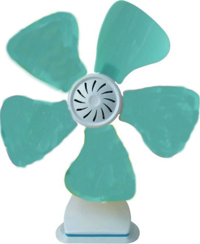 Shrih SHV-5434 5000 mm 5 Blade Table Fan(Green, Pack of 1)