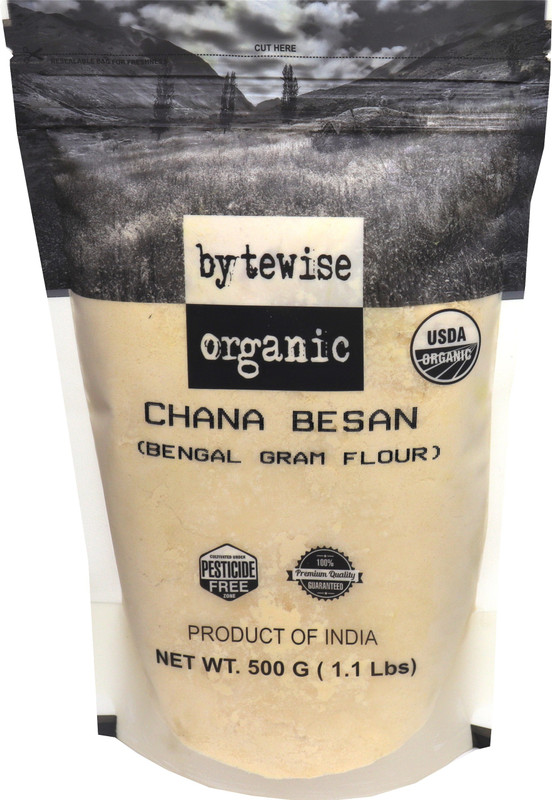 bytewise organic Chana Besan / Chickpea Flour(500 g)