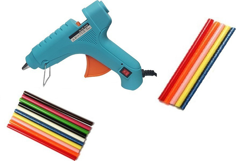 stickum 0W 40WATT WITH 15 COLORED floral STICKS Standard Temperature Corded Glue Gun(11 mm)