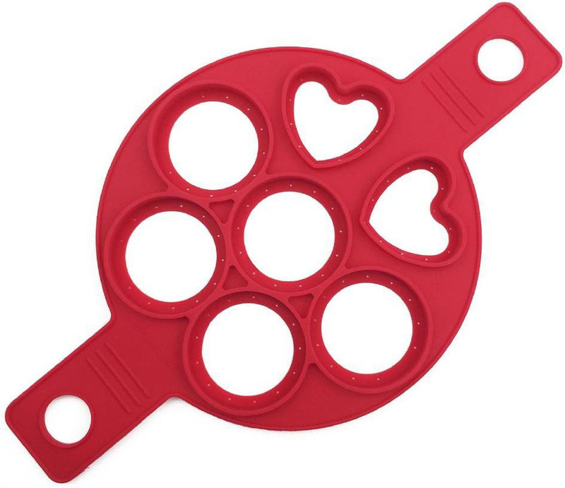 tryokart Nonstick Silicone Moulds for Pancake, Egg Poacher, Muffins Standard Idli Maker(7 Plates , 7 Idlis )