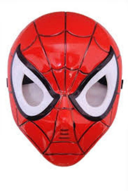 yubirth under party black mask comic face Party Mask(Red, Pack of 1)