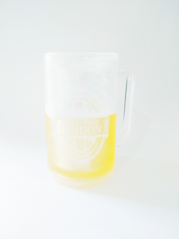 himraansh GEL BEER MUG Plastic Mug(350 ml)